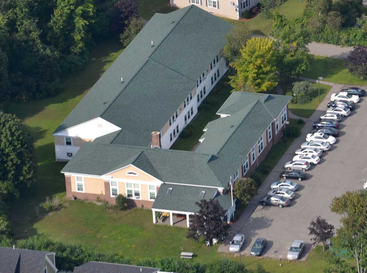 Exterior view of of the apartments building
